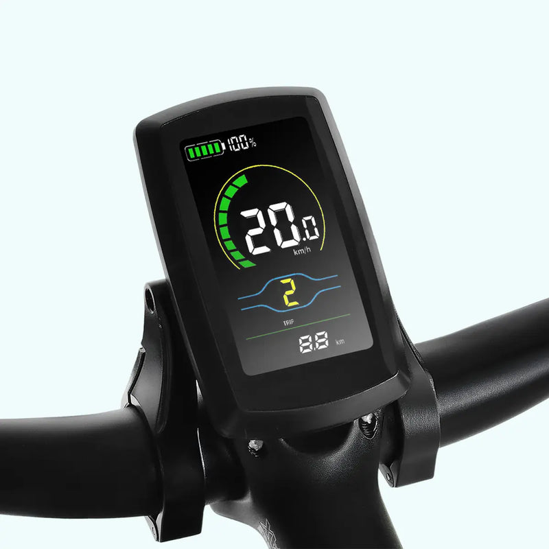 Intuitive Color Display with Ride Stats