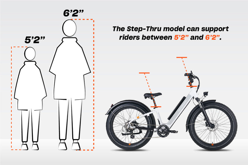 Rad Power RadRover 6 Plus - Step-Thru Electric Fat Tire Bike