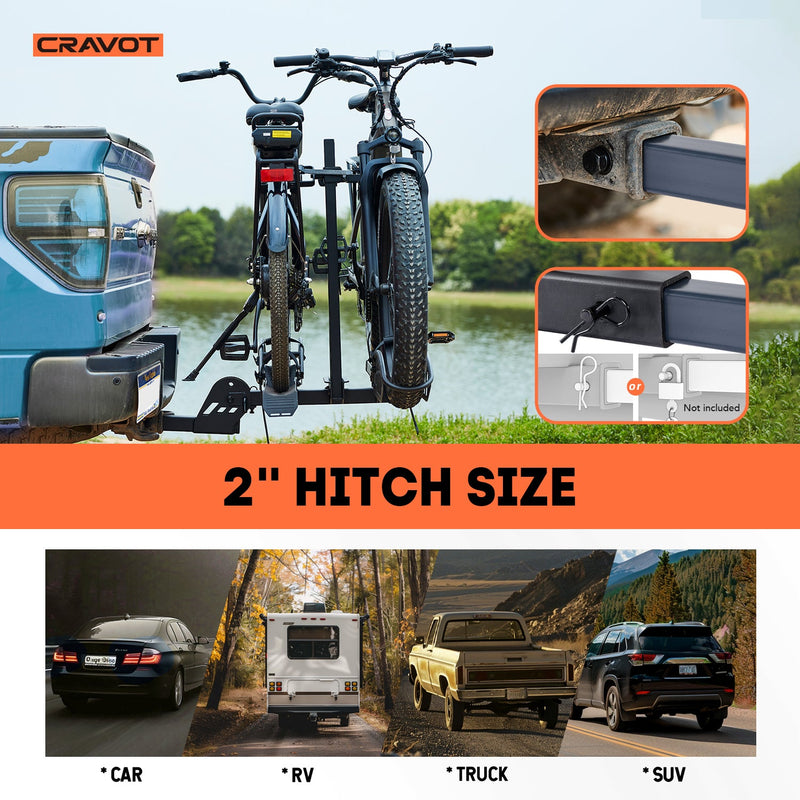 CRAVOT CyberRack E2 Hitch Bike Rack
