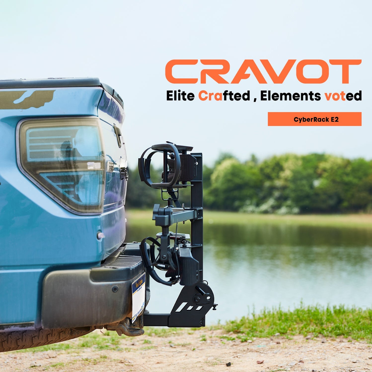 CRAVOT CyberRack E2 Hitch Bike Rack — Derand Motorsports