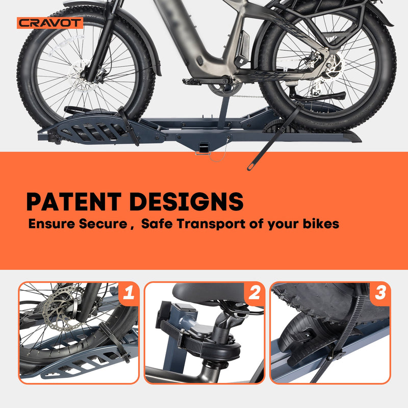 CRAVOT CyberRack E2 Hitch Bike Rack