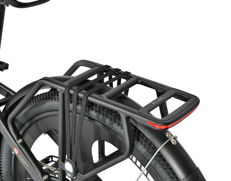 Sturdy Rear Rack with Cargo Strap