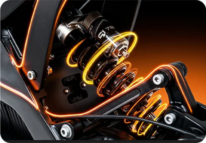 85mm Rear Suspension Travel