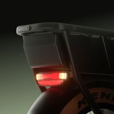 Integrated Rear Light & 500-Lux Front Light