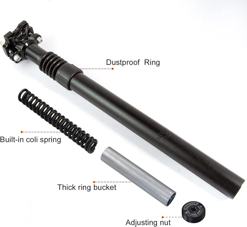 Seat Post  Suspension- 27.20mm x 350mm